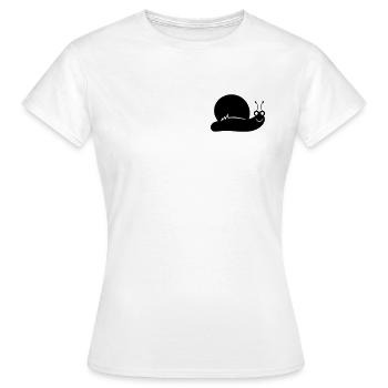 Gastéropode - T-shirt Femme - blanc - Devant - AI Model Female 172 dark (172cm)