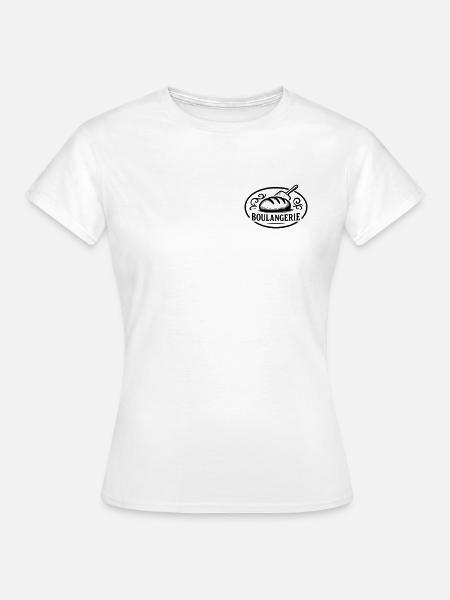 Boulangerie - Dame-T-shirt - hvid