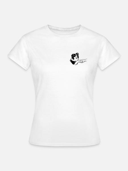 Ein Versprechen auf vier Pfoten - Frauen T-Shirt - Weiß