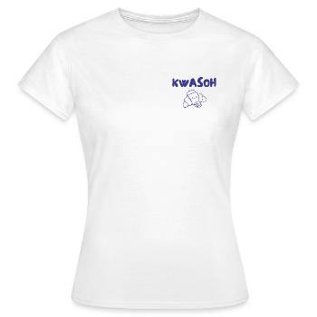 Croissant Kvasoh Illustration - T-shirt Femme - blanc - Devant - AI Model Female 172 dark (172cm)