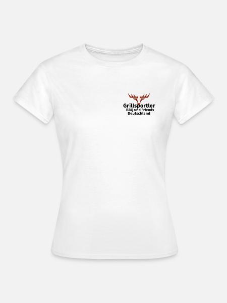 BBQ & Friends - Frauen T-Shirt - Weiß