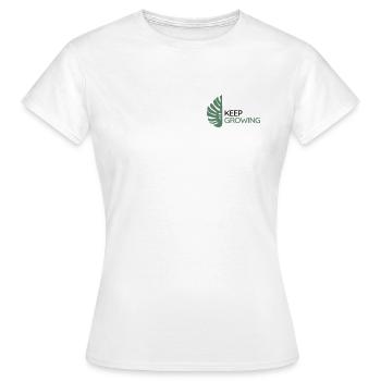 Monstera - Continue de grandir - T-shirt Femme - blanc - Devant - AI Model Female 172 dark (172cm)