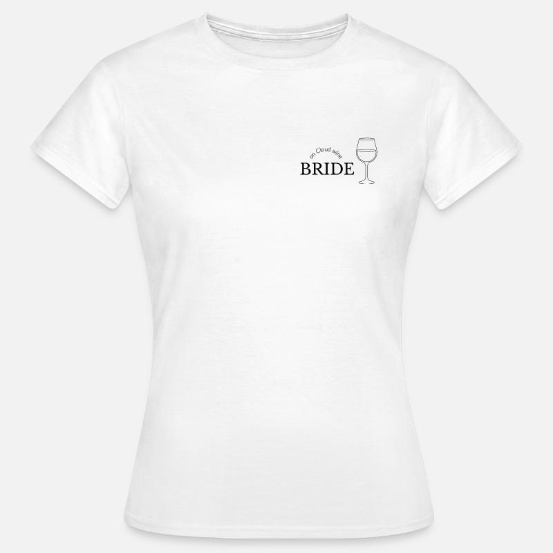 Bride_On_Cloud_Wine - Women's T-Shirt - white