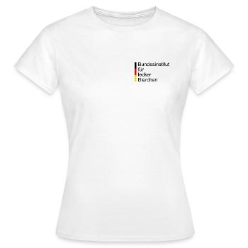 Federal Institute for Delicious Beers - Women's T-Shirt - white - Front - AI Model Female 172 dark (172cm)