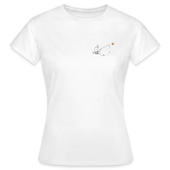 Fishing on the lake - Women's T-Shirt - white - Front - AI Model Female 172 dark (172cm)