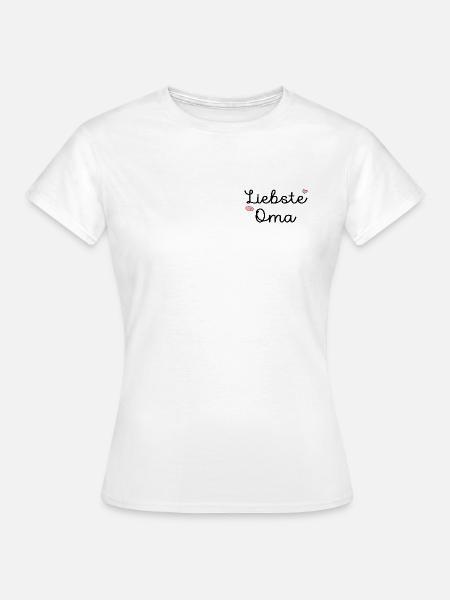Großmama Liebste Oma - Frauen T-Shirt - Weiß