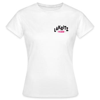 Team Lakritz - Frauen T-Shirt - Weiß - Vorne - AI Model Female 172 dark (172cm)
