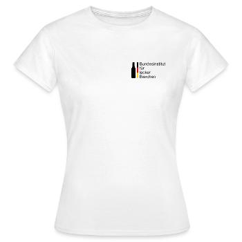 Federal Institute for Delicious Beers - Women's T-Shirt - white - Front - AI Model Female 172 dark (172cm)