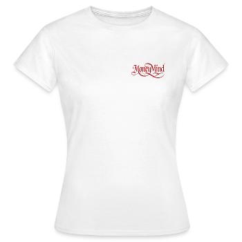 MoneyMind - T-shirt Femme - blanc - Devant - AI Model Female 172 dark (172cm)