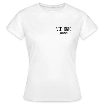 Verlobung Verlobte 2026 - Frauen T-Shirt - Weiß - Vorne - AI Model Female 172 dark (172cm)