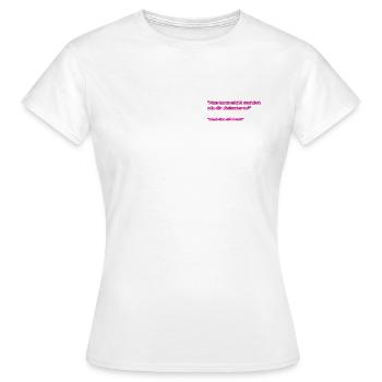 Citation rose Dispute Charm - T-shirt Femme - blanc - Devant - AI Model Female 172 dark (172cm)