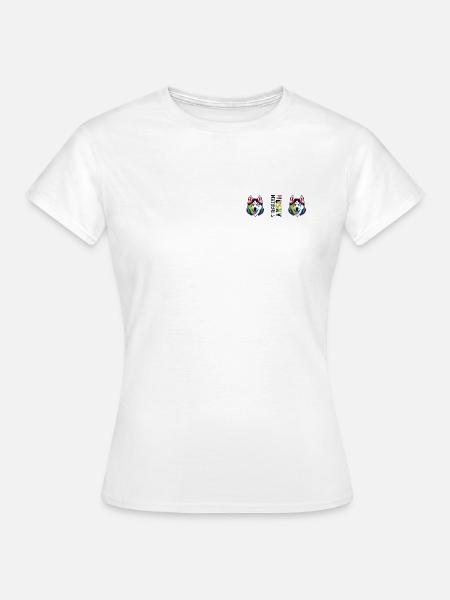 Husky - Frauen T-Shirt - Weiß