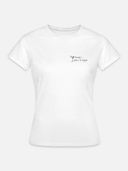Minimalistisches Espresso Martini - Frauen T-Shirt - Weiß