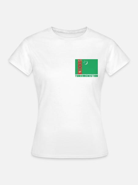 Turkmenistan - Frauen T-Shirt - Weiß
