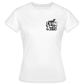 Plongeon Oiseau Aquatique - T-shirt Femme - blanc - Devant - AI Model Female 172 dark (172cm)