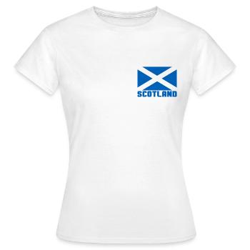 Scotland - Women's T-Shirt - white - Front - AI Model Female 172 dark (172cm)