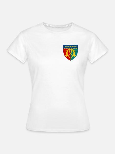 Wappen des Multien - Frauen T-Shirt - Weiß