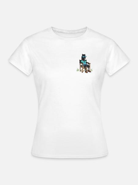 Camiseta de Menorca Lehrstuhl - Frauen T-Shirt - Weiß