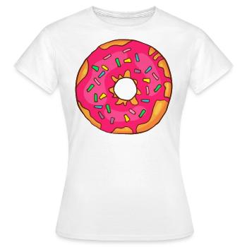 Donuts Confiserie Cookie Tart Cake Pies - Women's T-Shirt - white - Front - AI Model Female 172 dark (172cm)