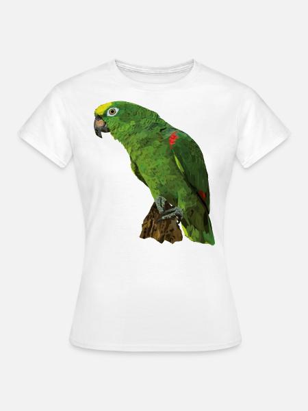 Gelbkronenpapagei - Frauen T-Shirt - Weiß