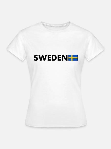 Schweden - Frauen T-Shirt - Weiß