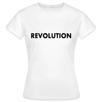 Revolution - Frauen T-Shirt - Weiß - Vorne - AI Model Female 172 dark (172cm)