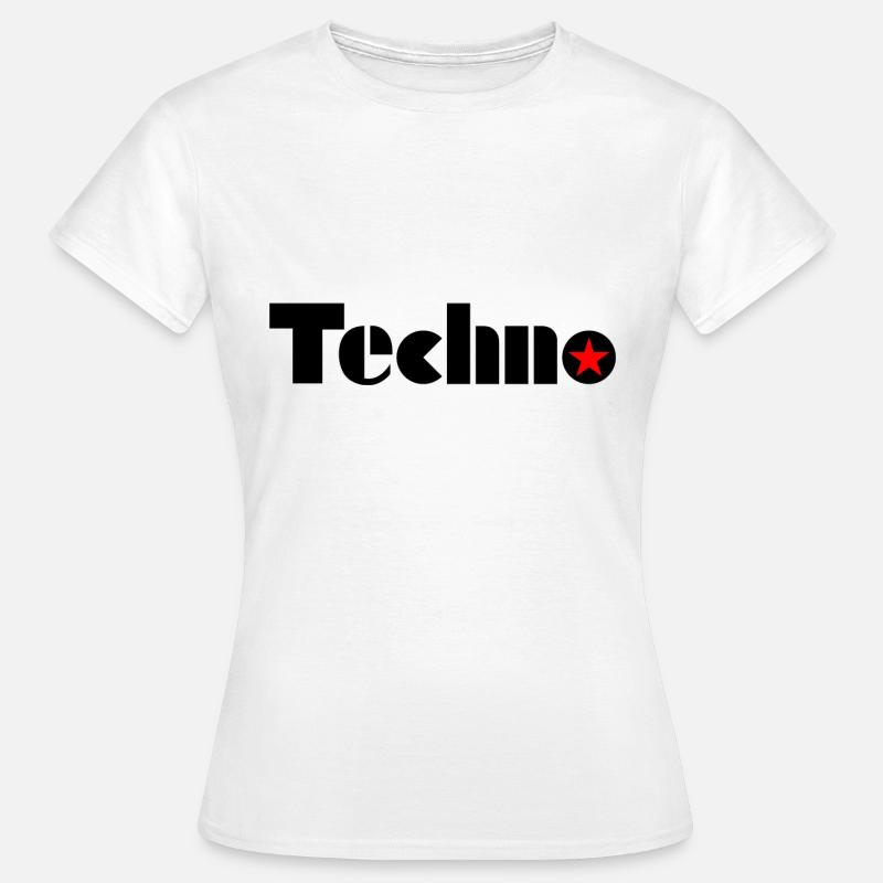 Techno - Techno music - Women's T-Shirt - white