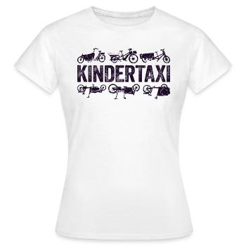 Fracht Kindertaxi Fracht Fahrrad Cargobike - Frauen T-Shirt - Weiß - Vorne - AI Model Female 172 dark (172cm)