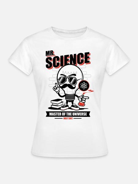 mr sience - Frauen T-Shirt - Weiß