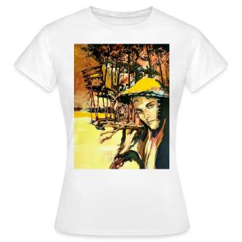 Peintures d’art - T-shirt Femme - blanc - Devant - AI Model Female 172 dark (172cm)