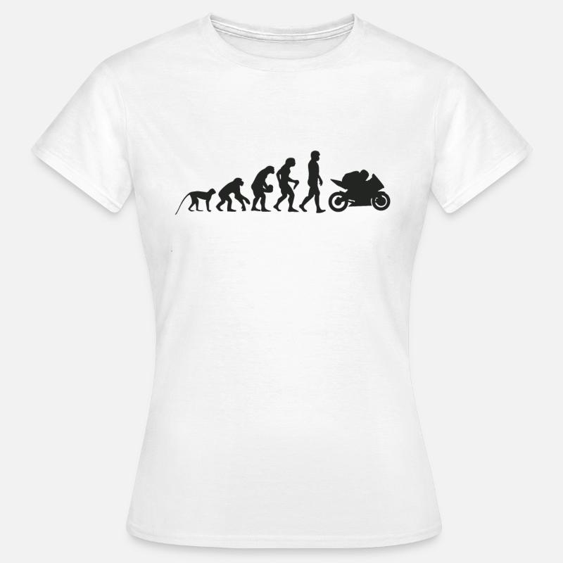 Evolution motorcycle - Women's T-Shirt - white