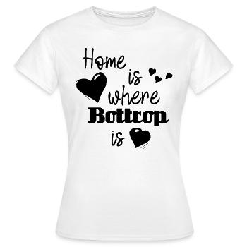 Zuhause in Bottrop - Home is where Bottrop is - Frauen T-Shirt - Weiß - Vorne - AI Model Female 172 dark (172cm)