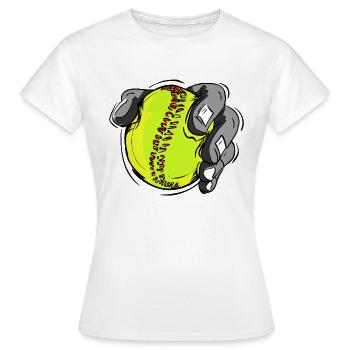 Tennis serve - Women's T-Shirt - white - Front - AI Model Female 172 dark (172cm)