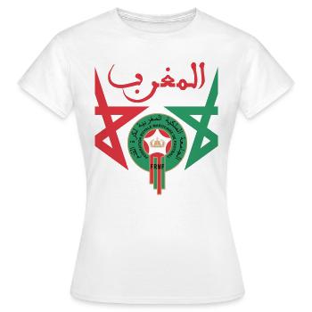 Marokko Frmf - Frauen T-Shirt - Weiß - Vorne - AI Model Female 172 dark (172cm)