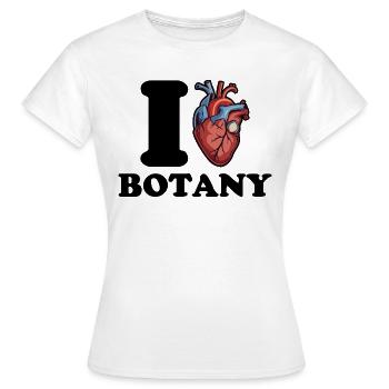 Ich liebe Botanik - Frauen T-Shirt - Weiß - Vorne - AI Model Female 172 dark (172cm)