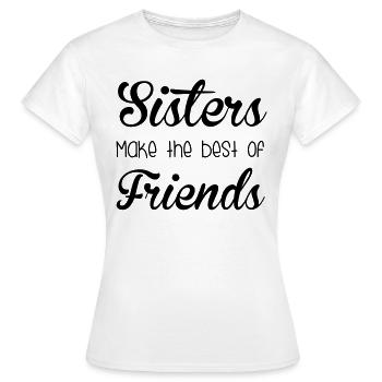 Sisters - T-shirt Femme - blanc - Devant - AI Model Female 172 dark (172cm)