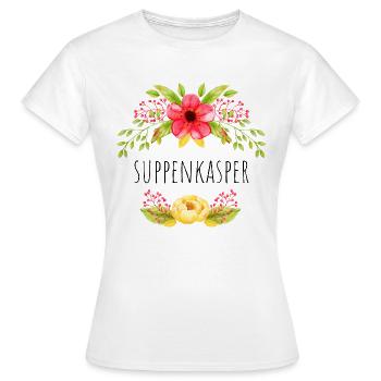 Suppenkasper - Frauen T-Shirt - Weiß - Vorne - AI Model Female 172 dark (172cm)