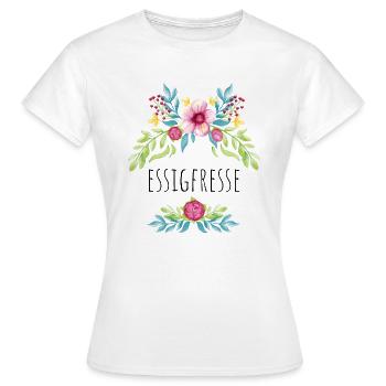 Essigfresse - Frauen T-Shirt - Weiß - Vorne - AI Model Female 172 dark (172cm)