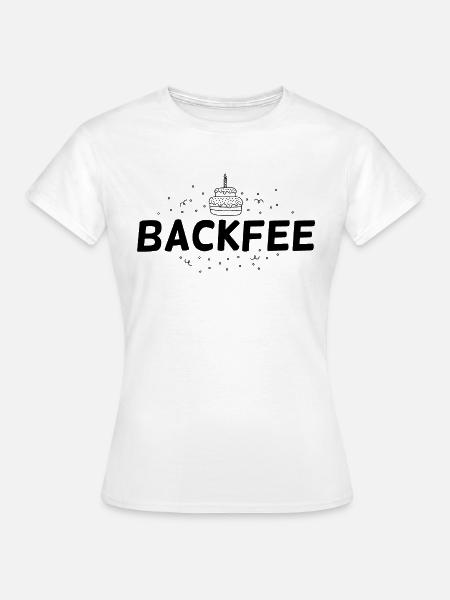 Backfee - Frauen T-Shirt - Weiß
