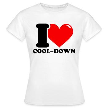 J’aime me rafraîchir - Fitness Haltérophilie Drôle - T-shirt Femme - blanc - Devant - AI Model Female 172 dark (172cm)