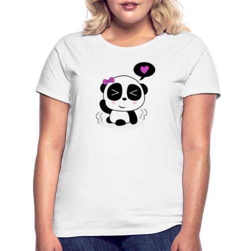 Panda Couple/Paar Design für Sie - Frauen T-Shirt