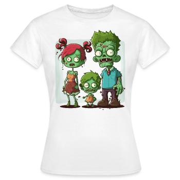 Untote Einheit - Frauen T-Shirt - Weiß - Vorne - AI Model Female 172 dark (172cm)