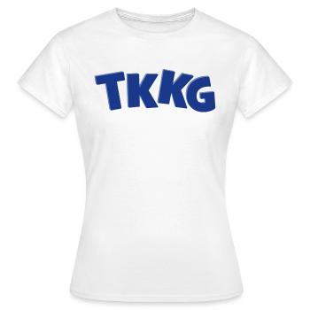 TKKG Junior Logo - Frauen T-Shirt - Weiß - Vorne - AI Model Female 172 dark (172cm)