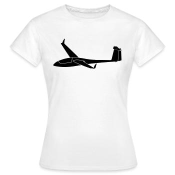 std cirrus with winglets - T-shirt Femme - blanc - Devant - AI Model Female 172 dark (172cm)