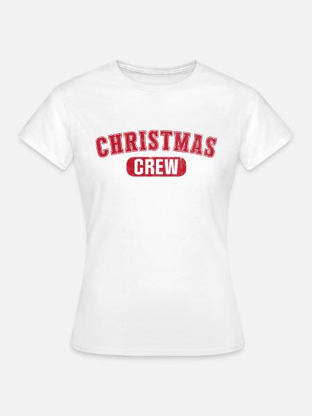 Weihnachts-Crew - Frauen T-Shirt - Weiß