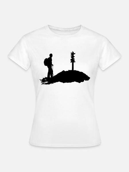 Wandern, wanderer - Frauen T-Shirt - Weiß