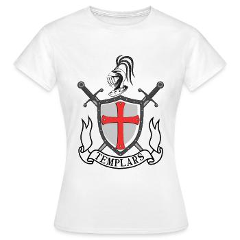 Chevalier - T-shirt Femme - blanc - Devant - AI Model Female 172 dark (172cm)