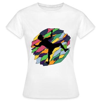 Bloc - T-shirt Femme - blanc - Devant - AI Model Female 172 dark (172cm)