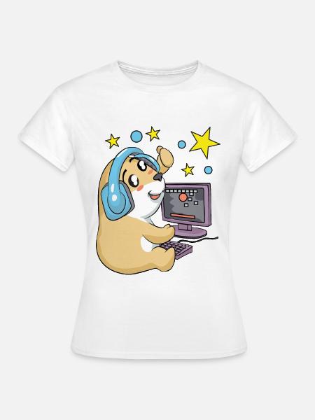 Gamer - Frauen T-Shirt - Weiß