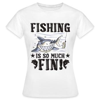 Shark Smart - Women's T-Shirt - white - Front - AI Model Female 172 dark (172cm)